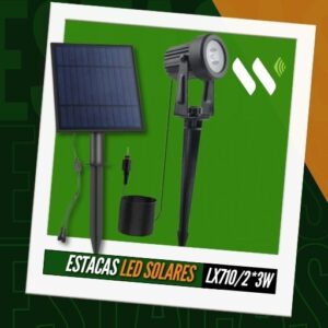 Alternative view of LX710/2*3W - ESTACA LED SOLAR