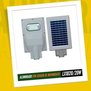 Alternative view of LX1020 20W Luminaria Led Solar con Sensor de Movimiento